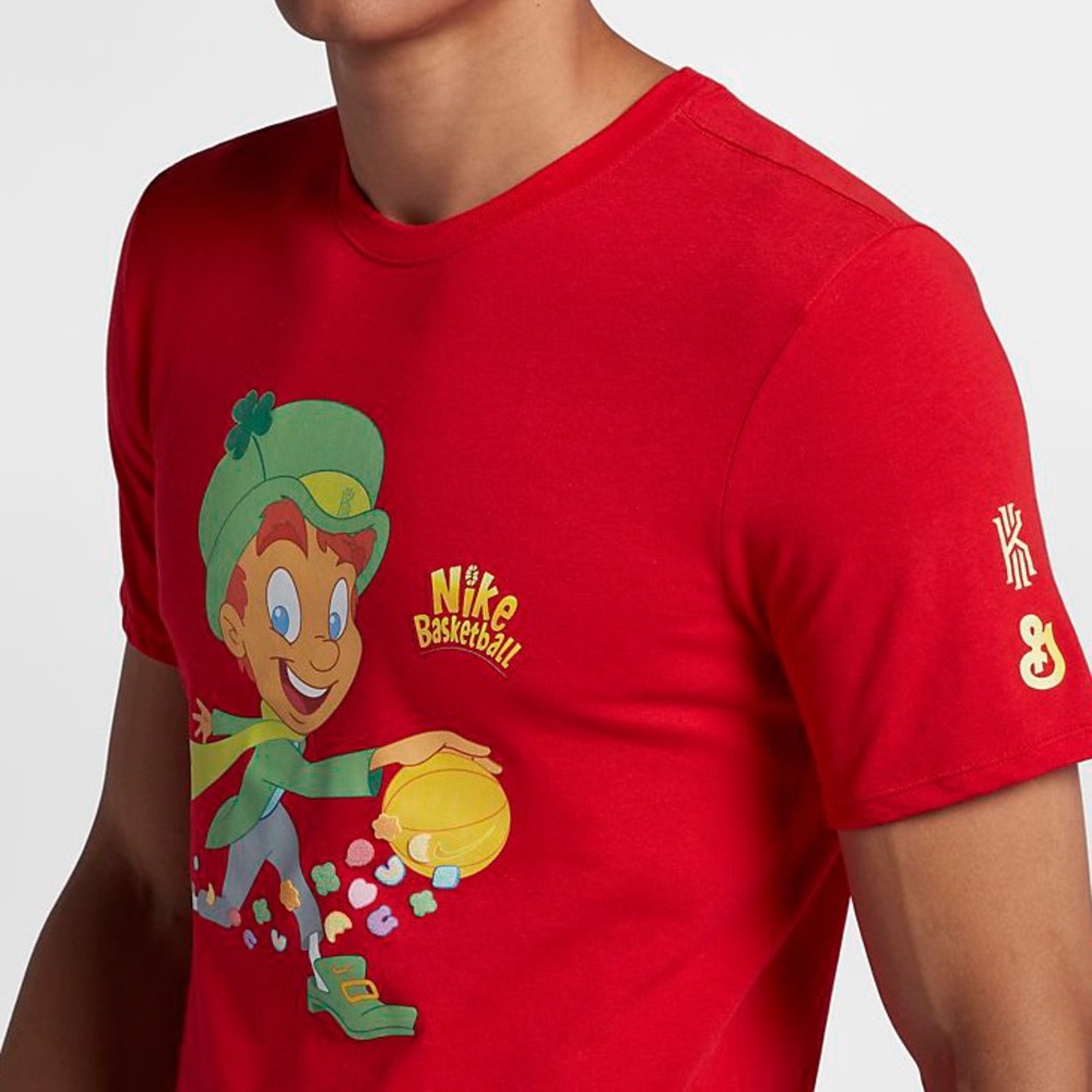 Nike Kyrie Irving 4 Cereal Lucky Charms Shirt - Picture 1 of 11